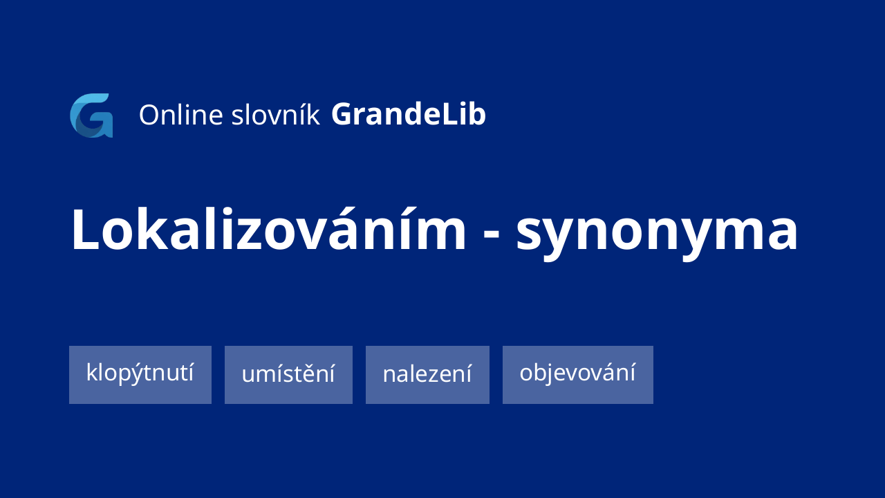 lokalizováním