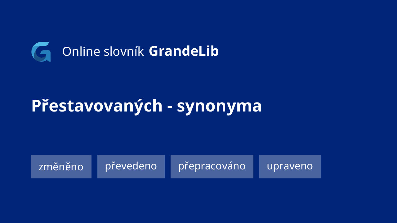 přestavovaných