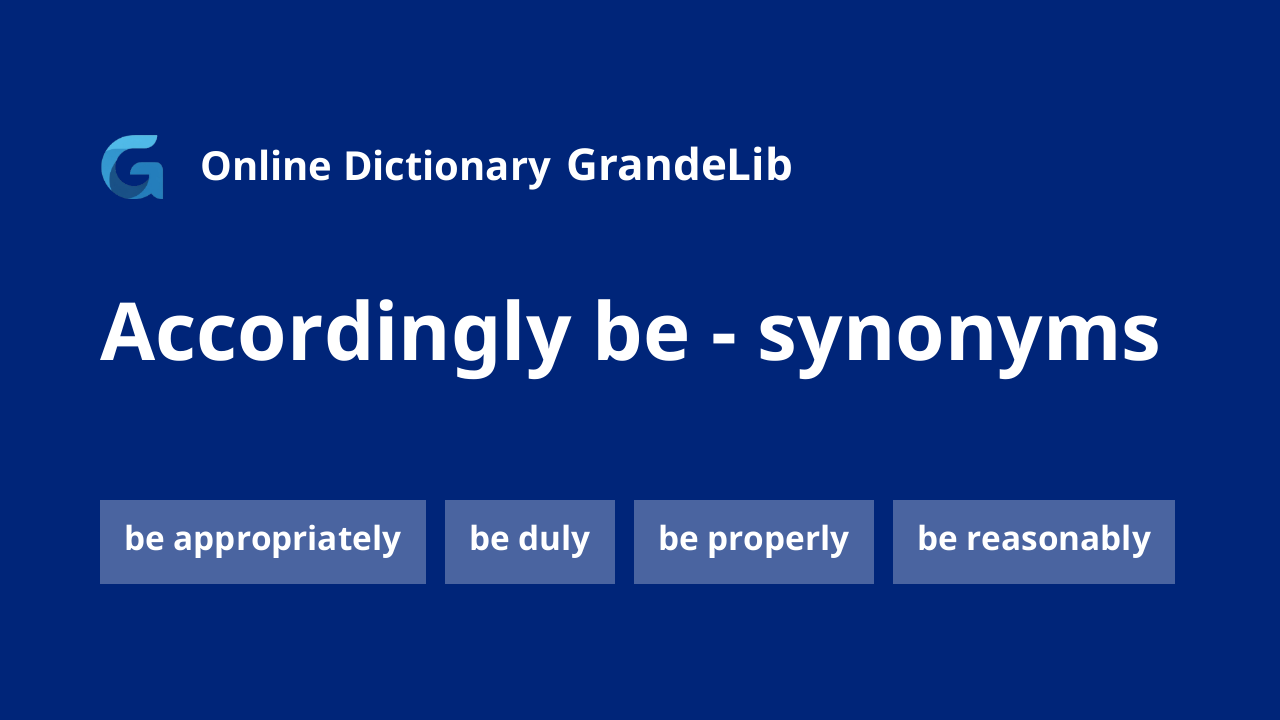 accordingly be