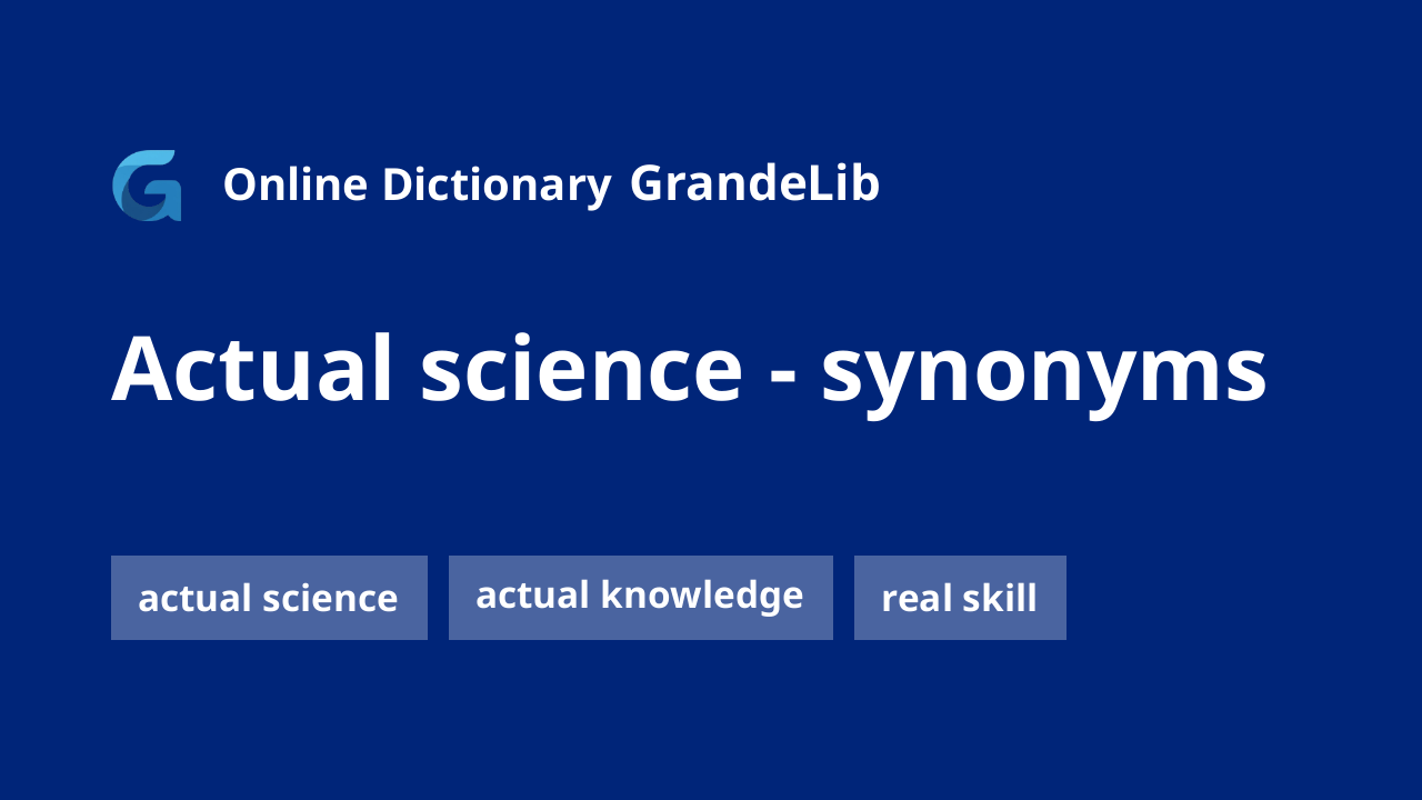 actual science