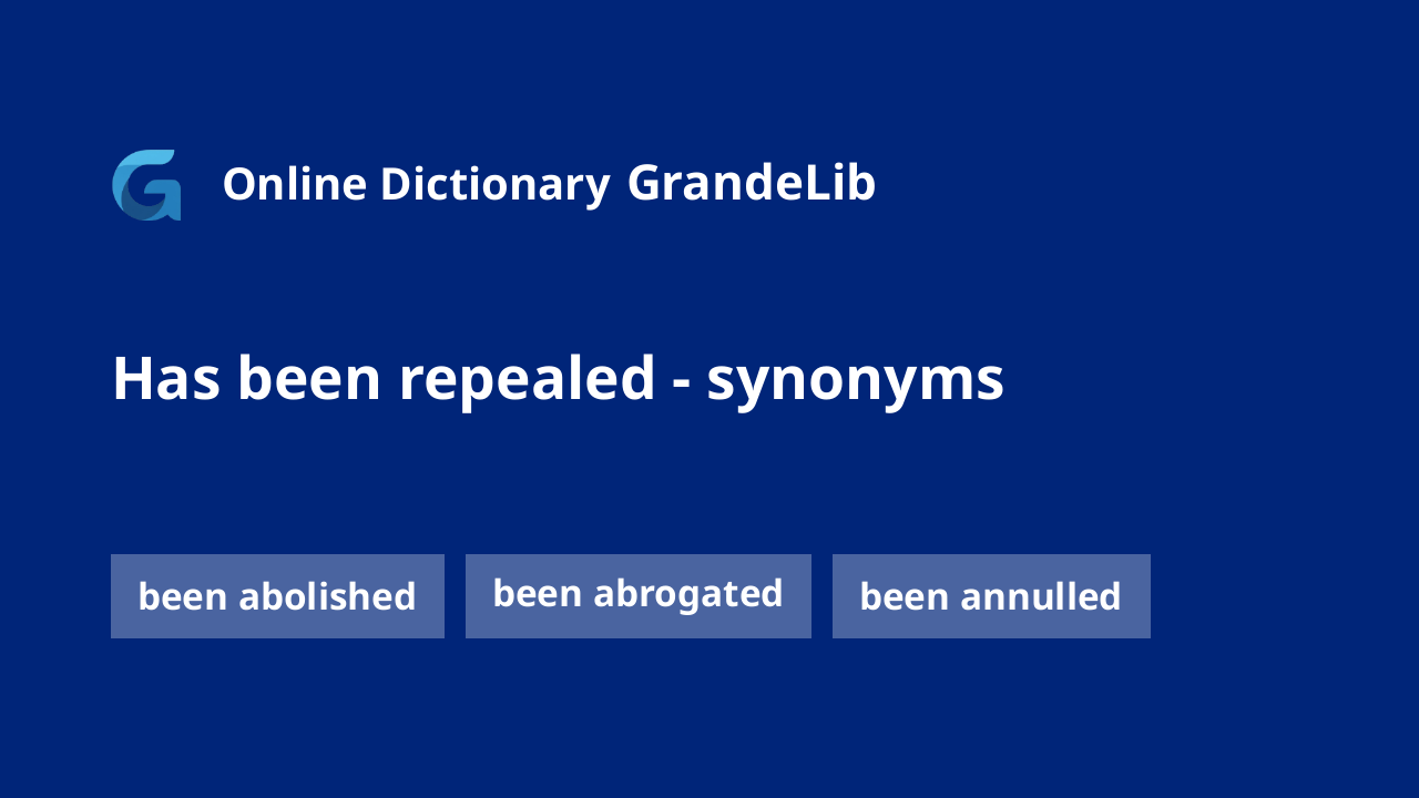 has been repealed