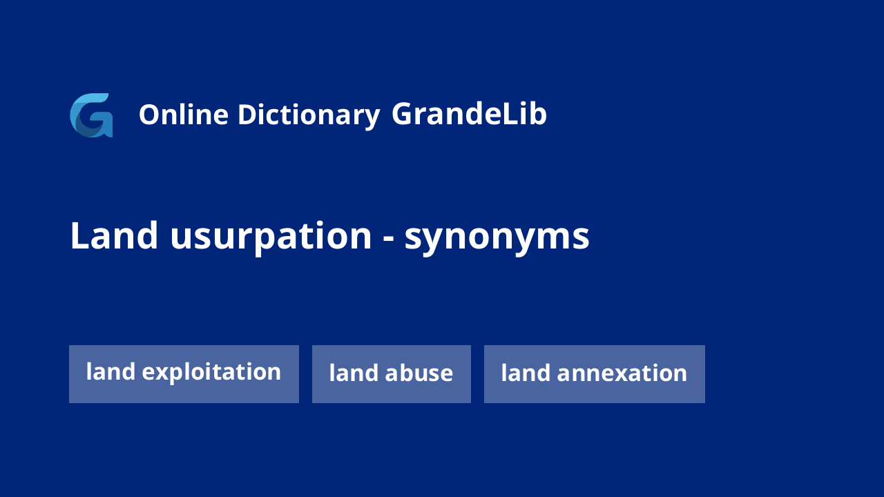 land usurpation