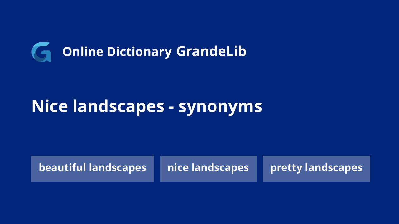 nice landscapes