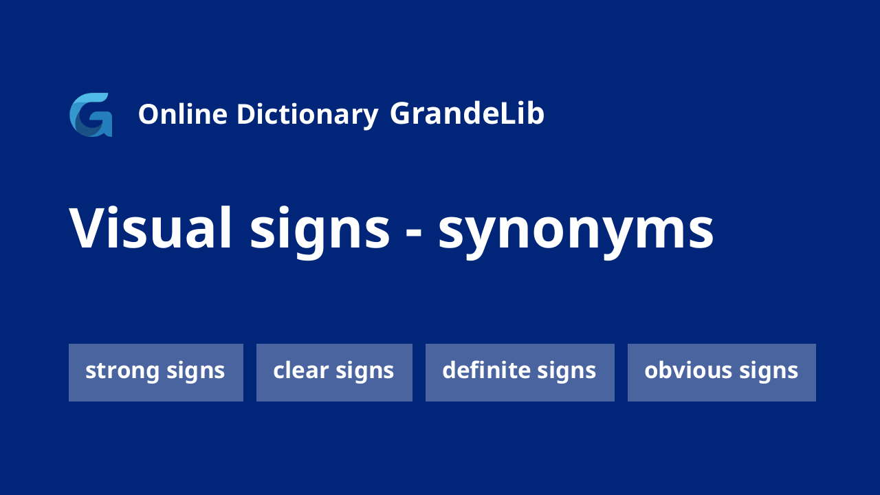 visual signs
