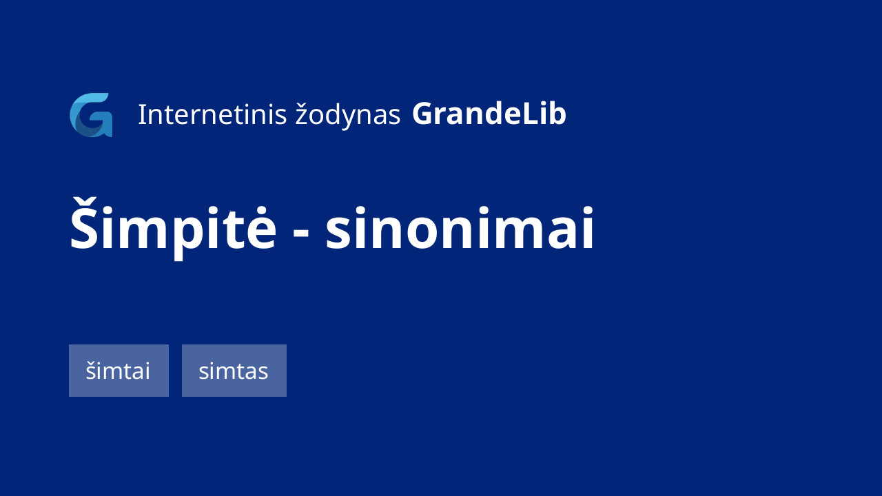 šimpitė