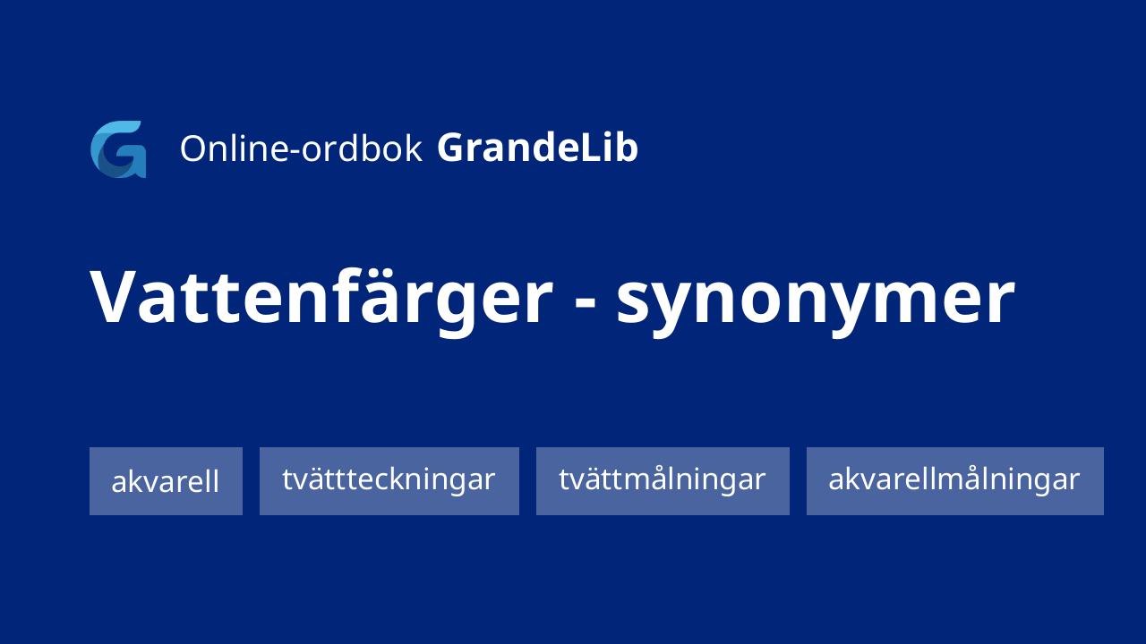 vattenfärger